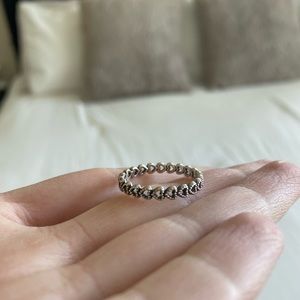 Pandora Linked Hearts Ring